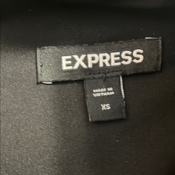 Express Black Sheath Dress Knee-Length Long Sleeve - Picture 2 of 3